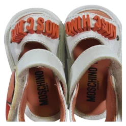 Moschino Open-Toe Leren Sandalen