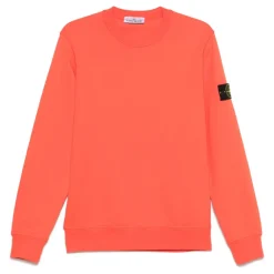 Heren Stone Island Truien & Vesten^Crew-neck Katoen Fleece Sweater