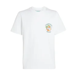 Heren Casablanca Shirts^Orbit Rond De Oranje T-Shirt