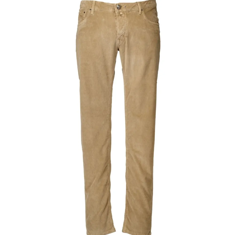 Heren Hand Picked Orvieto Jeans in Zand Kleur