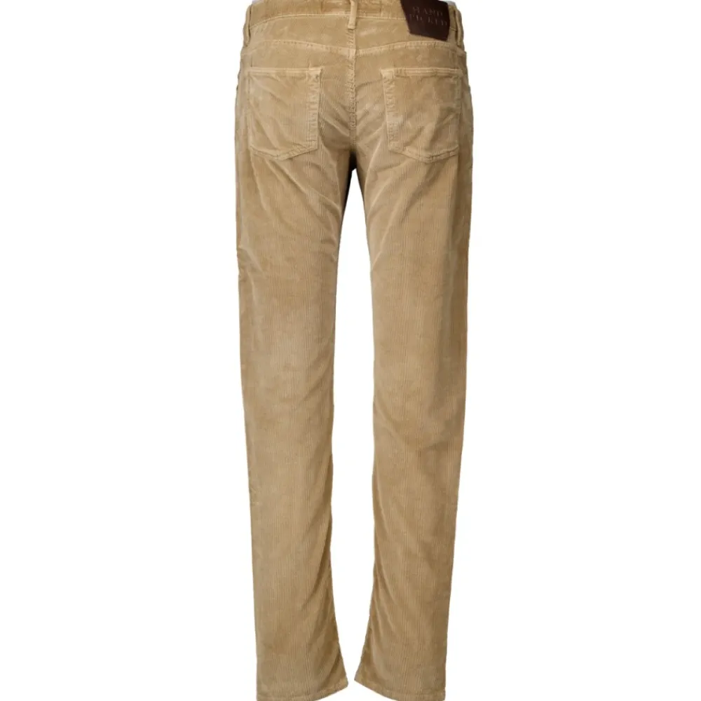 Heren Hand Picked Orvieto Jeans in Zand Kleur