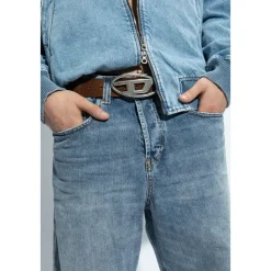 Heren Diesel Oval D Logo Riem