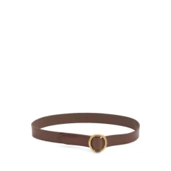 DAMES Saint Laurent Riemen^Ovalen Gesp Riem