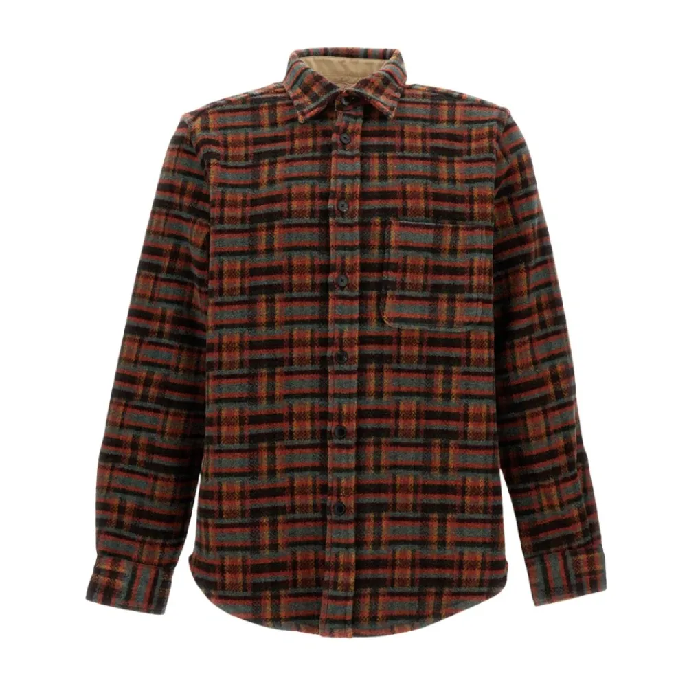 Heren Portuguese Flannel Over Flanellen Overhemd