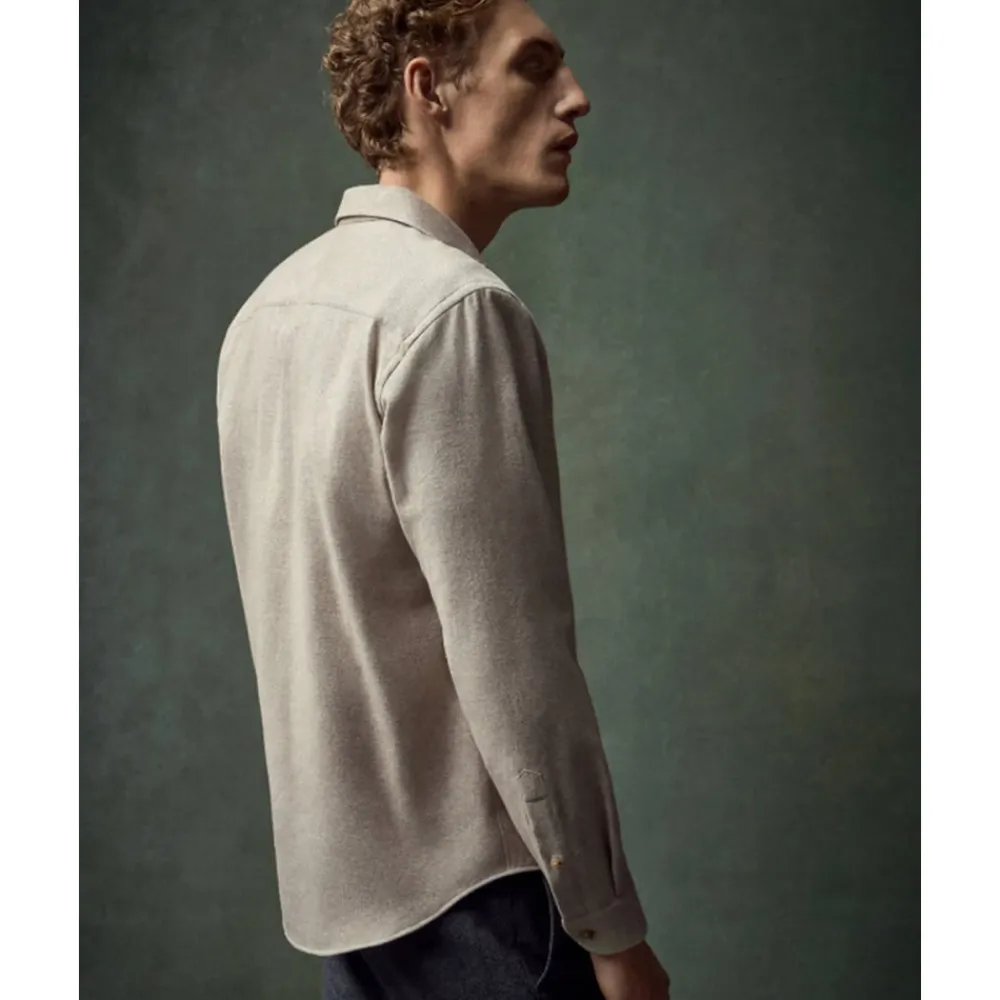 Heren Eton Overhemd met lange mouwen stijlvol ontwerp