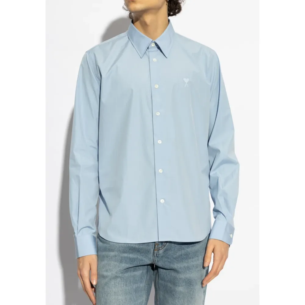 Heren Ami Paris Overhemden^Overhemd met logo