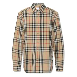 Heren Burberry Overhemd met Nova Check patroon