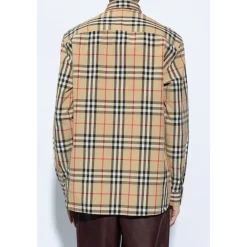Heren Burberry Overhemd met Nova Check patroon