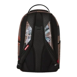 DAMES SPRAYGROUND Overnight Express Rugzak in Wit Bruin