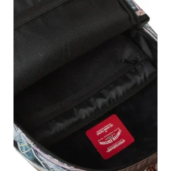 DAMES SPRAYGROUND Overnight Express Rugzak in Wit Bruin