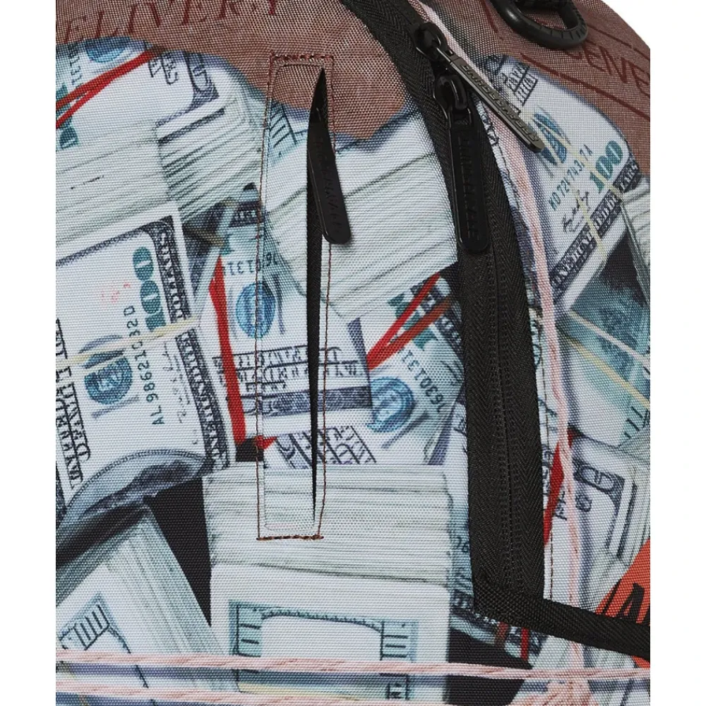 DAMES SPRAYGROUND Overnight Express Rugzak in Wit Bruin