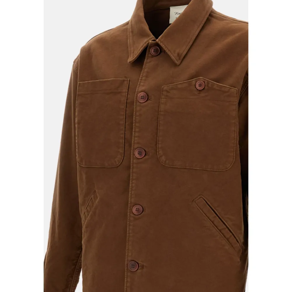 Heren Tela Genova Jassen^Overshirt Leo 2F