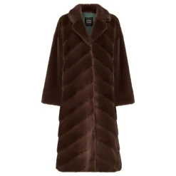 DAMES Cesare Gaspari Trenchcoats & Mantels^Oversized Faux Fur Jas -