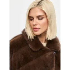 DAMES Cesare Gaspari Trenchcoats & Mantels^Oversized Faux Fur Jas -
