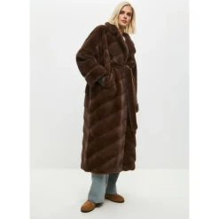DAMES Cesare Gaspari Trenchcoats & Mantels^Oversized Faux Fur Jas -