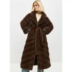 DAMES Cesare Gaspari Trenchcoats & Mantels^Oversized Faux Fur Jas -