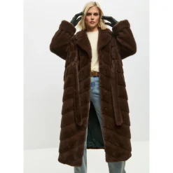 DAMES Cesare Gaspari Trenchcoats & Mantels^Oversized Faux Fur Jas -