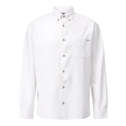 Heren A.P.C. Overhemden^Oversized Katoenen Shirt met Button-Down Kraag