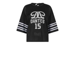 DAMES Dante 6 Oversized Mesh T-shirt met Logo