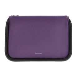 DAMES JW Anderson e leren grote Bumper-Tube clutch