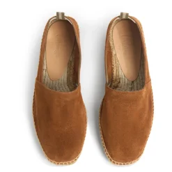 Heren Castañer Espadrilles^Pablo espadrilles van splitleer met taupe jute, met de hand genaaid in Spanje.
