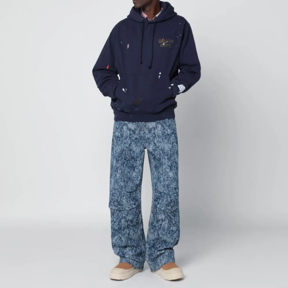 Heren Gallery Dept. Paint Logo Hoodie