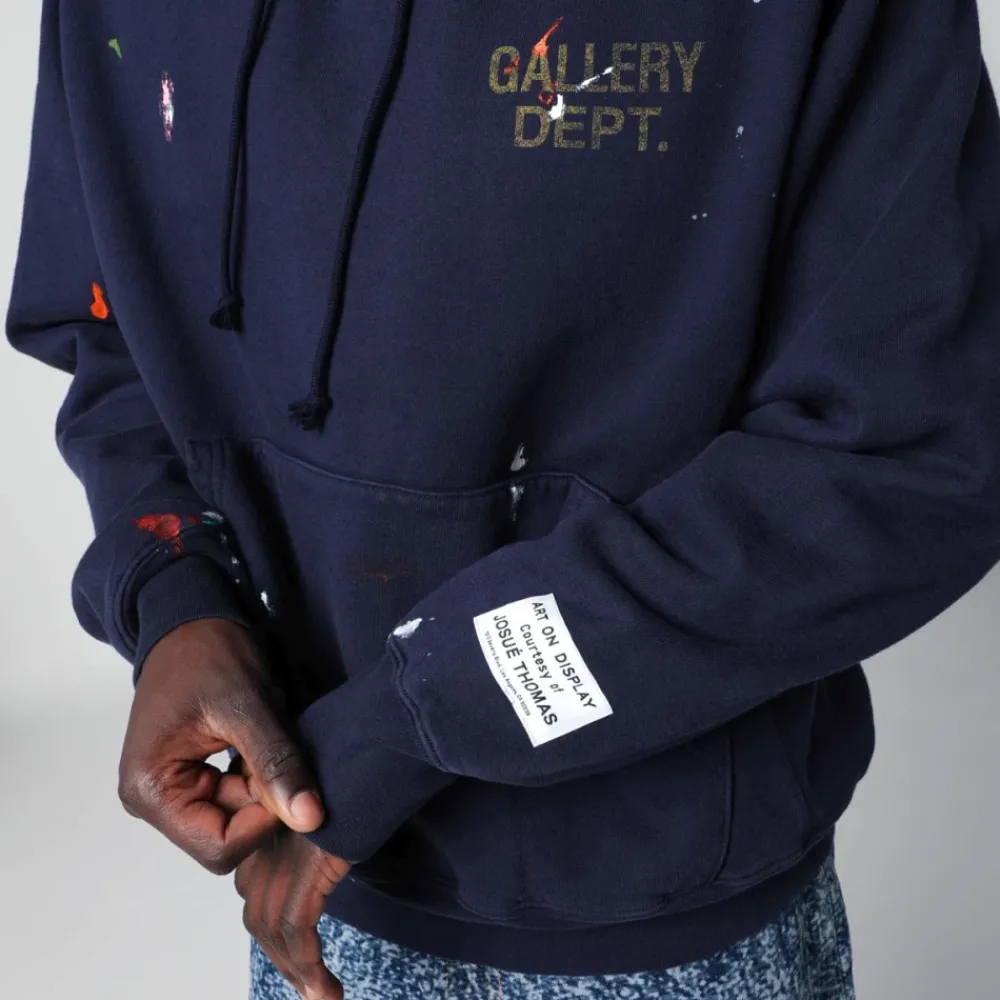 Heren Gallery Dept. Paint Logo Hoodie