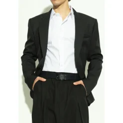 Heren Emporio Armani Palmellato-leren bedrukte omkeerbare riem