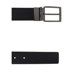 Heren Emporio Armani Palmellato-leren bedrukte omkeerbare riem