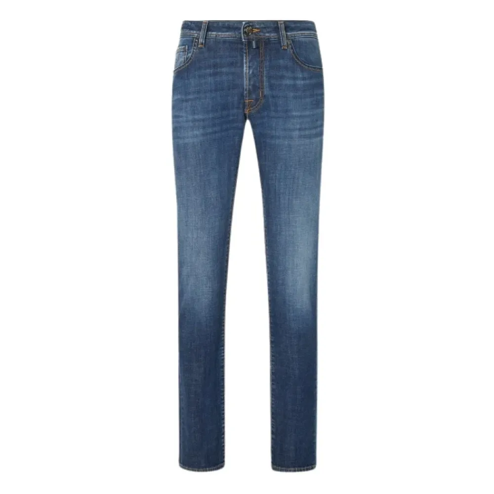 Heren Jacob Cohën Jeans^Pant 5 Pkt Slim Fit Nick