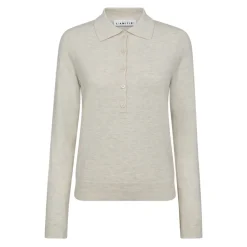 DAMES Haute L'Amitié Parel Gebreide Polo Trui Premiere Stijl