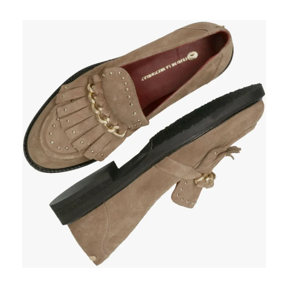 DAMES Fred De La Bretoniere Loafers^Paris Leya Suède Loafers