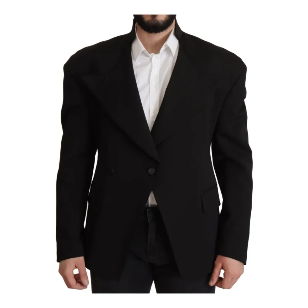 Heren Dolce & Gabbana Kostuums^Peak Revers Blazer Jas
