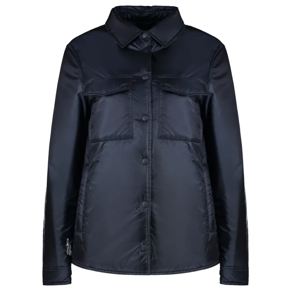 DAMES Woolrich Jassen^Pertex Padded Overshirt Jacket