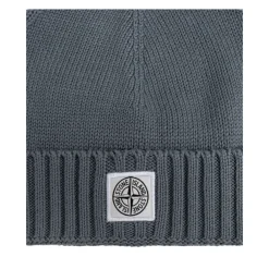 Stone Island Mutsen En Petten^Pet met Logopatch