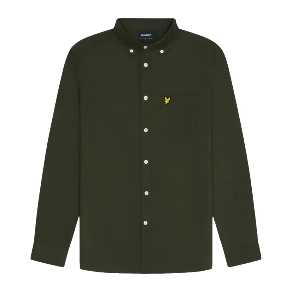 Heren Lyle & Scott Overhemden^Plain Oxford Shirt