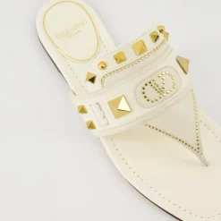 DAMES Valentino Garavani Slippers^Plaster Caster Goatskin Thong Sandal