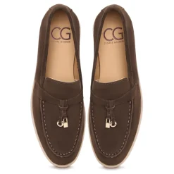 DAMES Cesare Gaspari Loafers^Platform Moccasins Aurelia - Brown