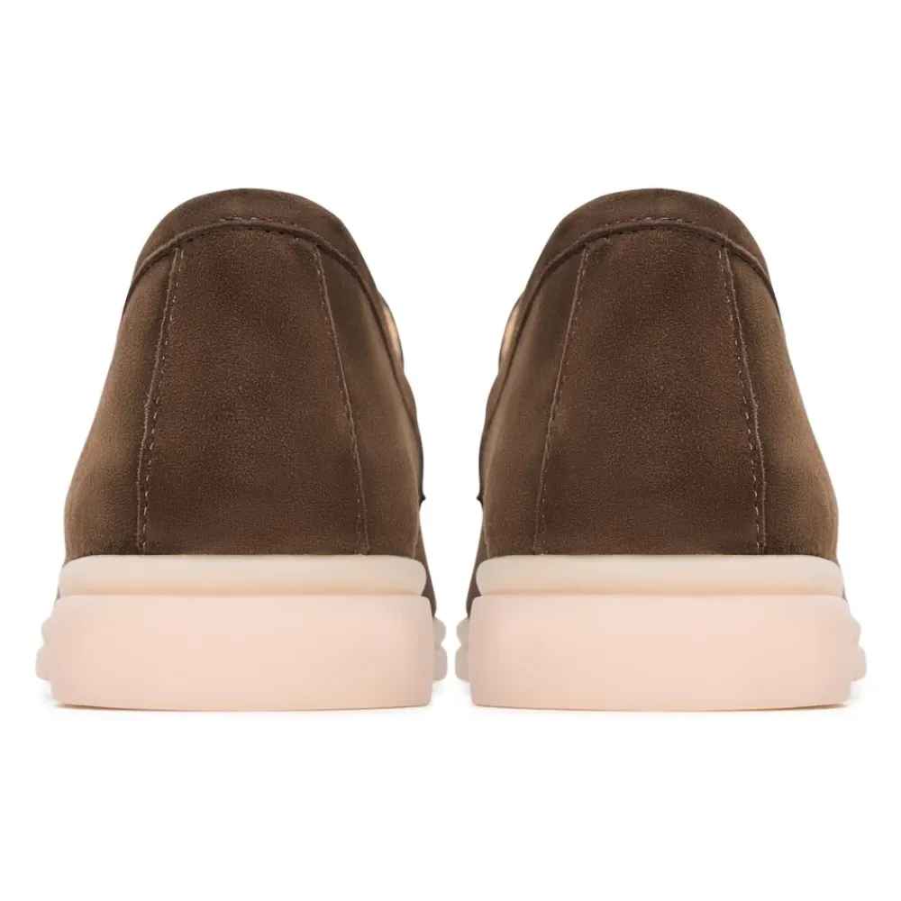 DAMES Cesare Gaspari Loafers^Platform Moccasins Aurelia - Brown