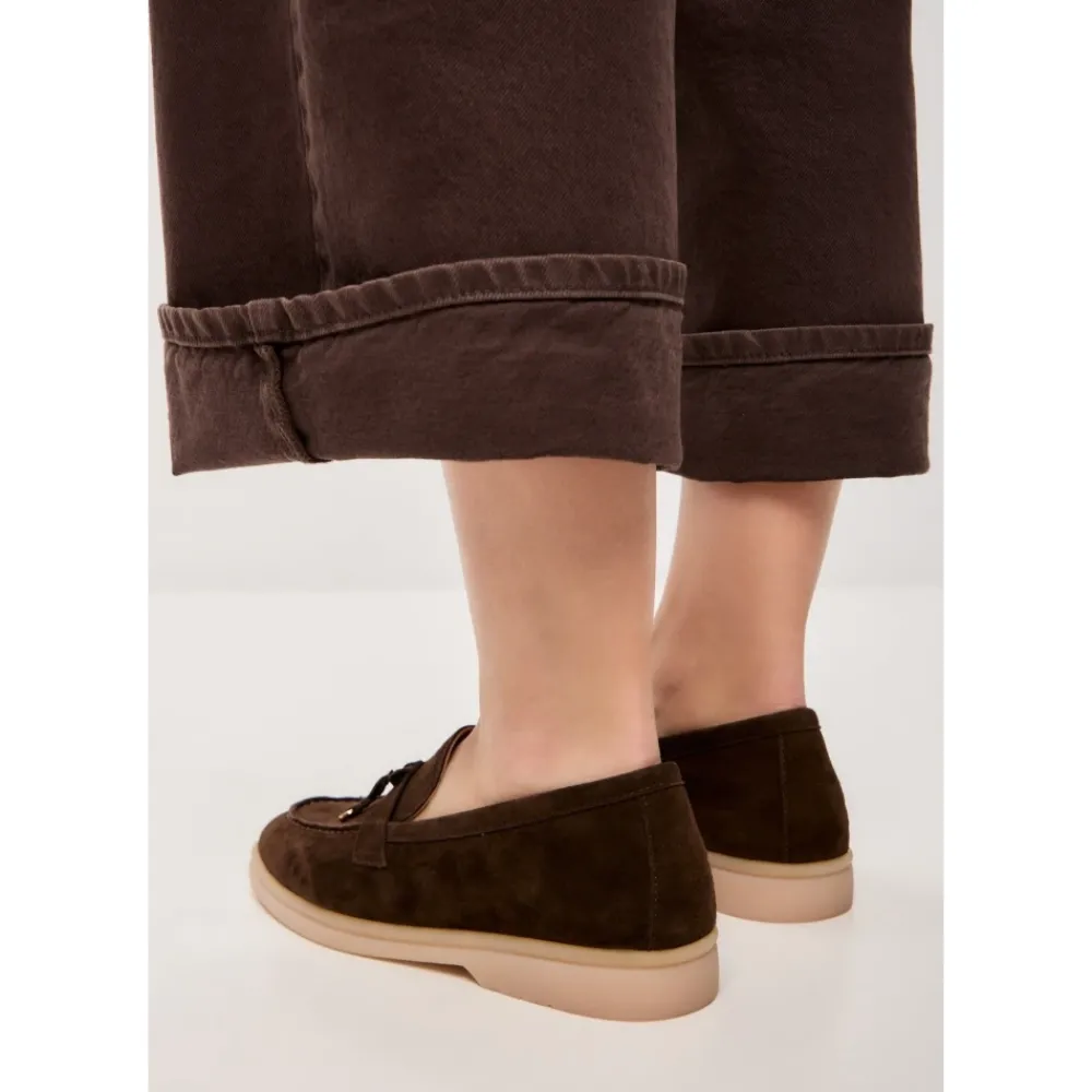 DAMES Cesare Gaspari Loafers^Platform Moccasins Aurelia - Brown
