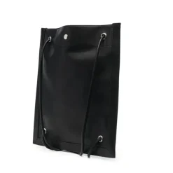 DAMES Saint Laurent Shoppers^Platte Crossbody Tas Leer