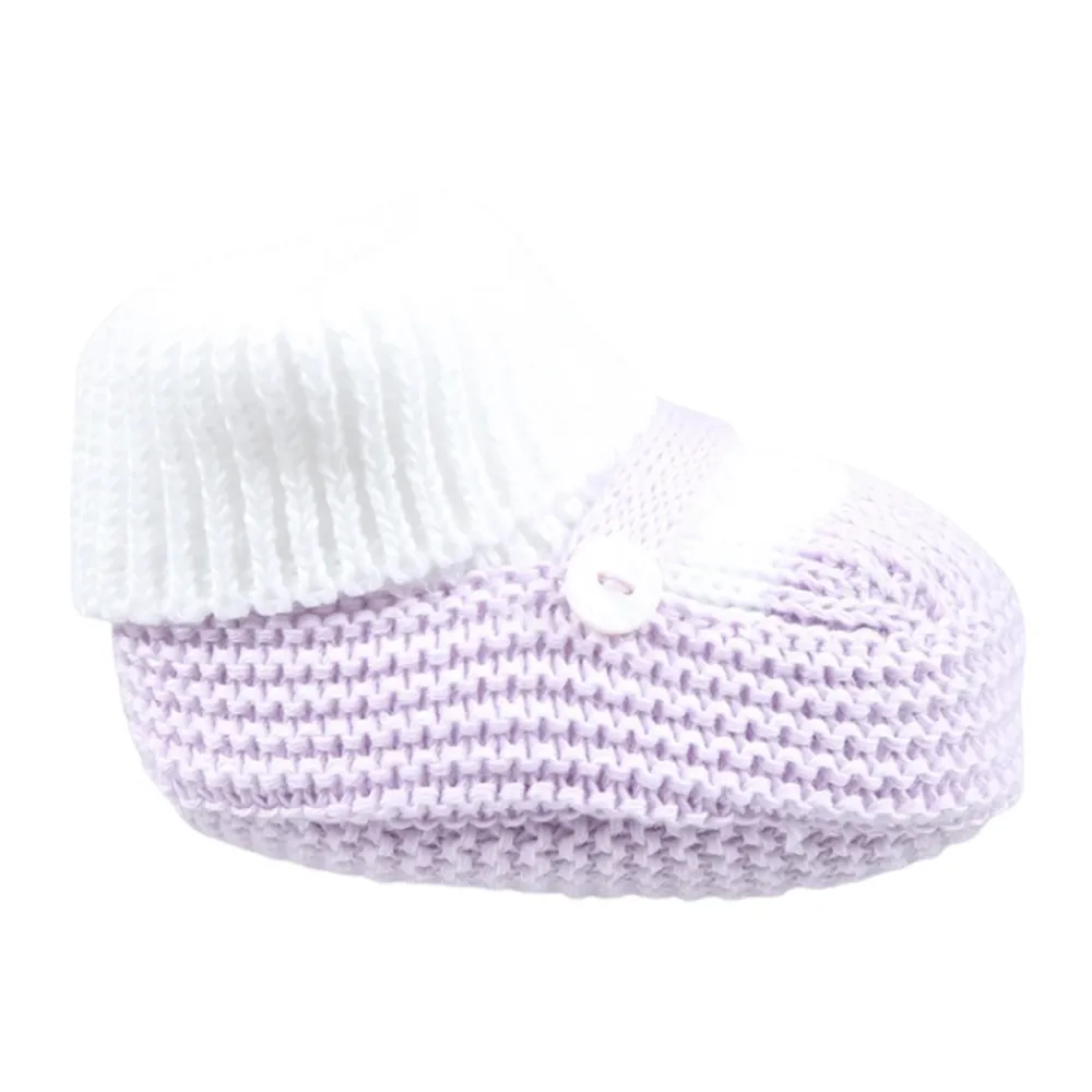 Little Bear Pantoffels^Platte katoenen schoenen met knoopdetail