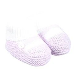 Little Bear Pantoffels^Platte katoenen schoenen met knoopdetail