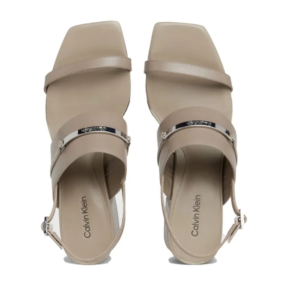 DAMES Calvin Klein Sandalen^Platte sandaal