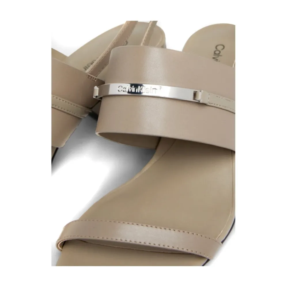 DAMES Calvin Klein Sandalen^Platte sandaal