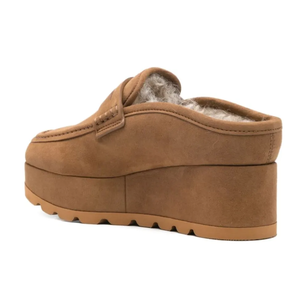 DAMES Stella McCartney Sleehakken^Platte schoenen met polyester en EVA