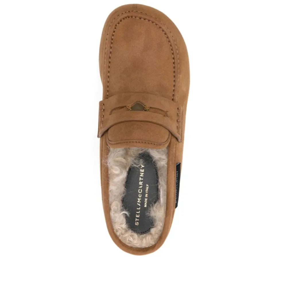 DAMES Stella McCartney Sleehakken^Platte schoenen met polyester en EVA