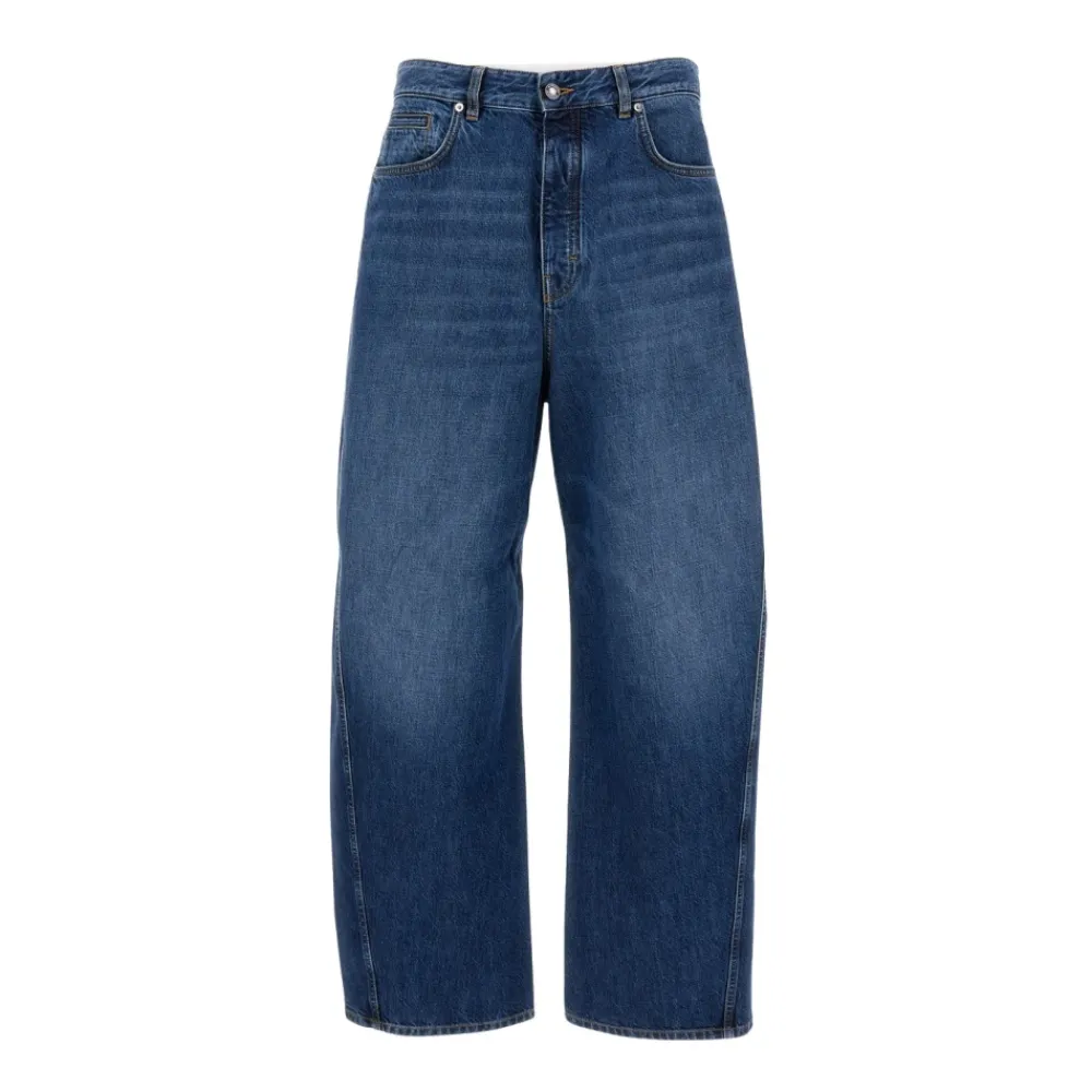 Heren Givenchy 5-Pocket Wide-Leg Jeans