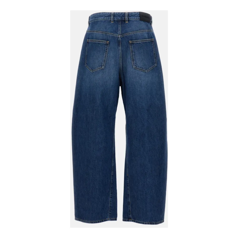 Heren Givenchy 5-Pocket Wide-Leg Jeans