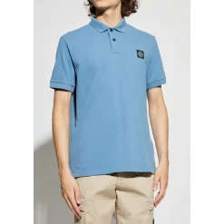 Heren Stone Island Polo met logo